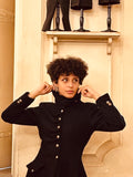 PazzaVenezia Black Coat
